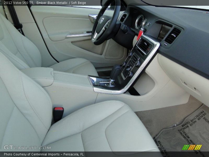 Ember Black Metallic / Soft Beige 2012 Volvo S60 T5