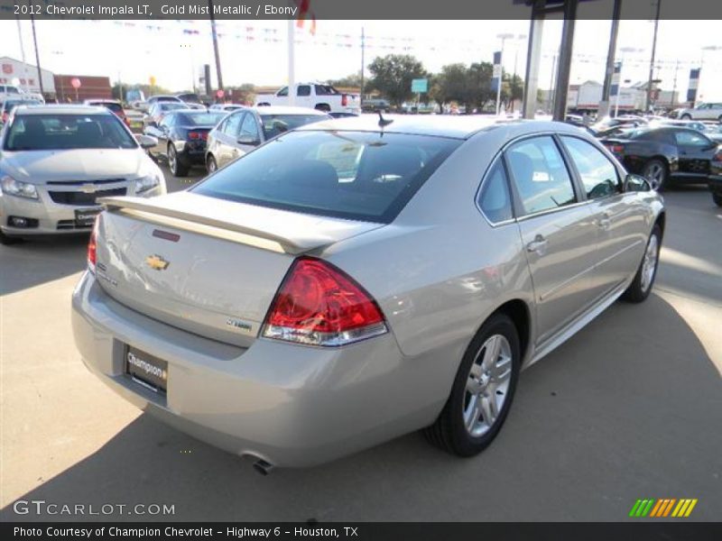 Gold Mist Metallic / Ebony 2012 Chevrolet Impala LT