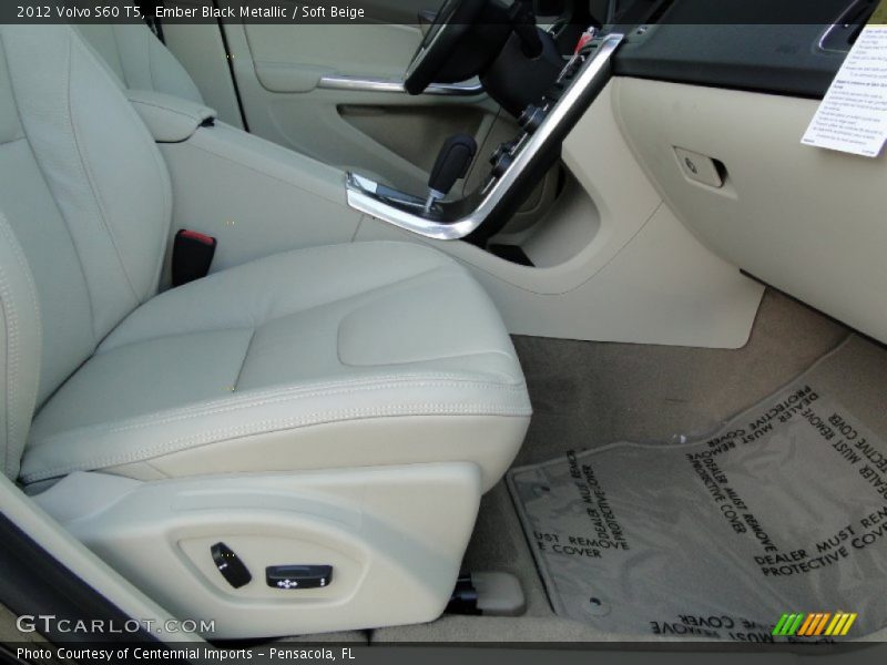 Ember Black Metallic / Soft Beige 2012 Volvo S60 T5