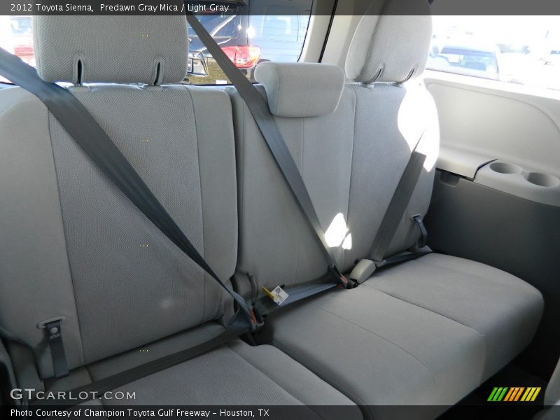 Predawn Gray Mica / Light Gray 2012 Toyota Sienna