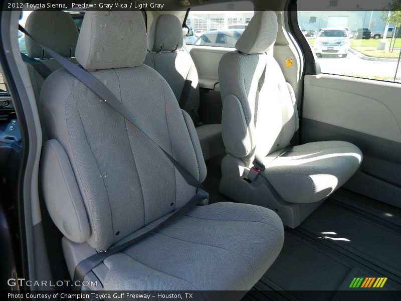 Predawn Gray Mica / Light Gray 2012 Toyota Sienna