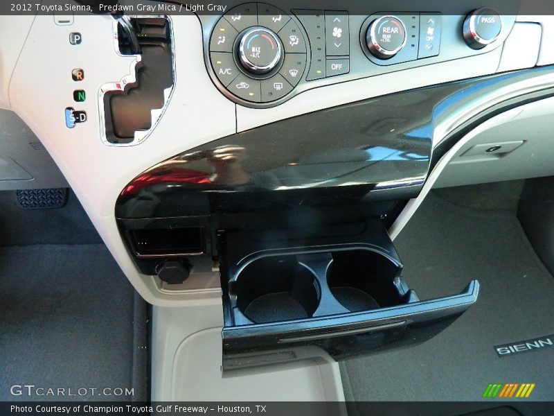 Predawn Gray Mica / Light Gray 2012 Toyota Sienna