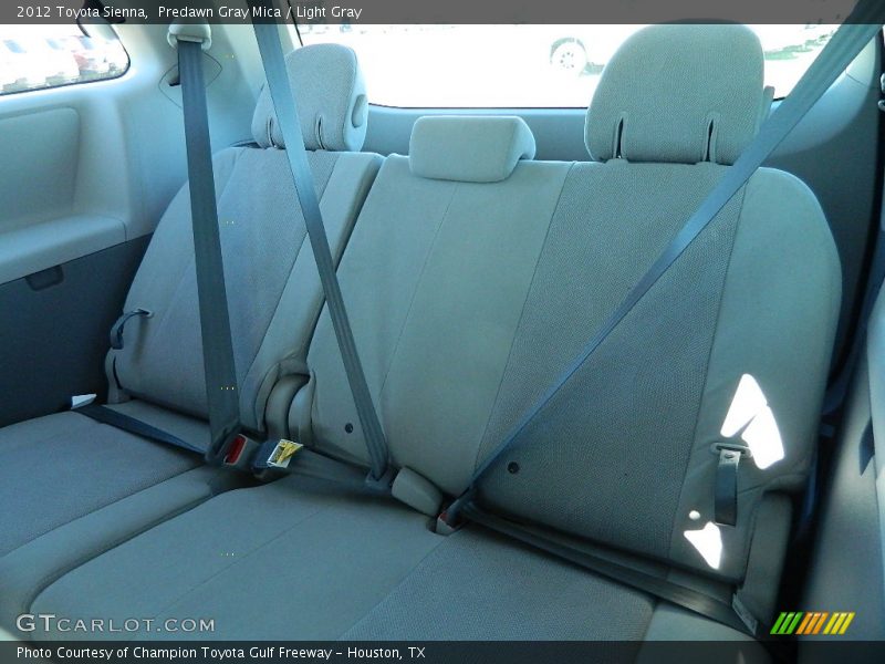 Predawn Gray Mica / Light Gray 2012 Toyota Sienna