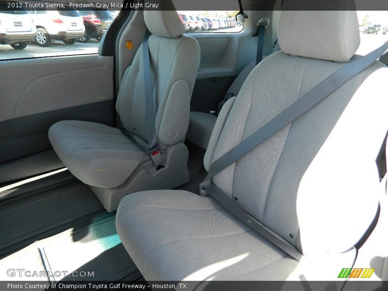 Predawn Gray Mica / Light Gray 2012 Toyota Sienna
