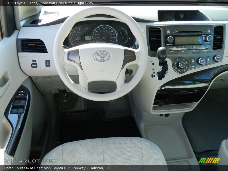 Dashboard of 2012 Sienna 