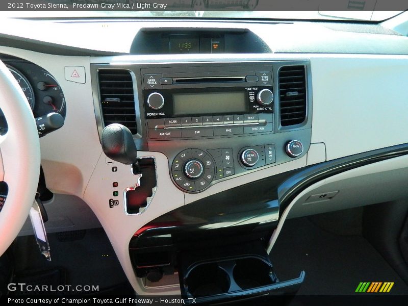 Controls of 2012 Sienna 