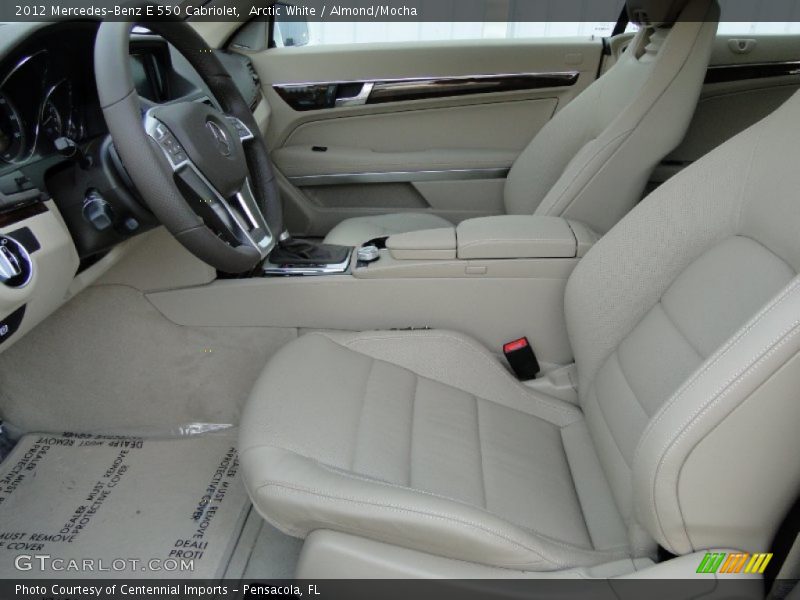 Arctic White / Almond/Mocha 2012 Mercedes-Benz E 550 Cabriolet