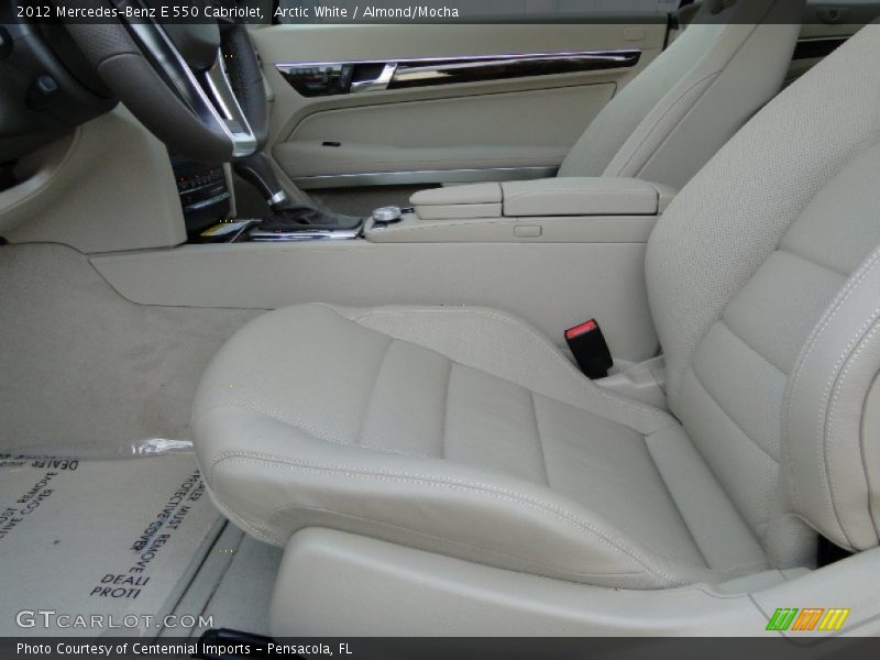 Arctic White / Almond/Mocha 2012 Mercedes-Benz E 550 Cabriolet