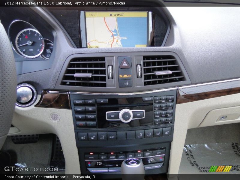 Arctic White / Almond/Mocha 2012 Mercedes-Benz E 550 Cabriolet