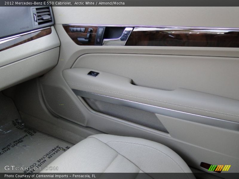 Arctic White / Almond/Mocha 2012 Mercedes-Benz E 550 Cabriolet