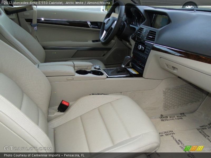 Arctic White / Almond/Mocha 2012 Mercedes-Benz E 550 Cabriolet