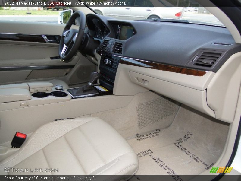 Arctic White / Almond/Mocha 2012 Mercedes-Benz E 550 Cabriolet