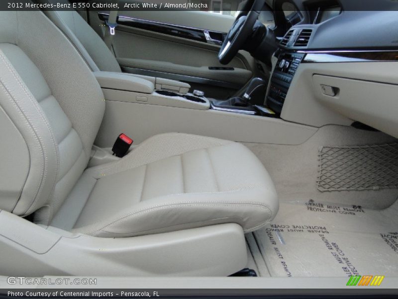 Arctic White / Almond/Mocha 2012 Mercedes-Benz E 550 Cabriolet