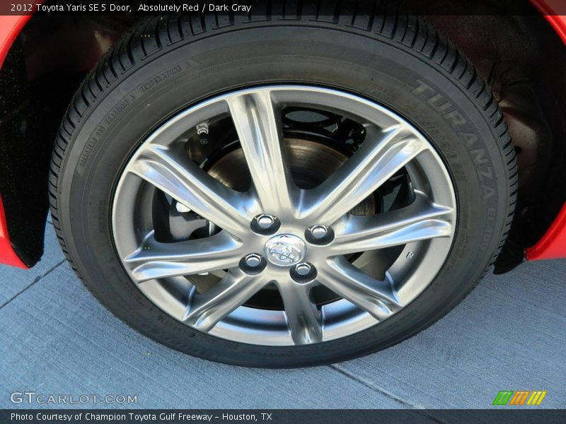  2012 Yaris SE 5 Door Wheel