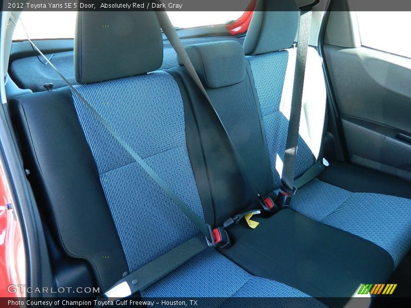  2012 Yaris SE 5 Door Dark Gray Interior