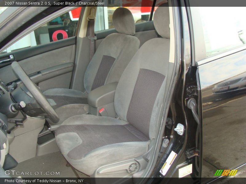 Super Black / Charcoal/Steel 2007 Nissan Sentra 2.0 S