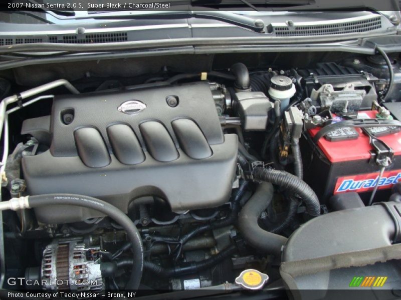 Super Black / Charcoal/Steel 2007 Nissan Sentra 2.0 S