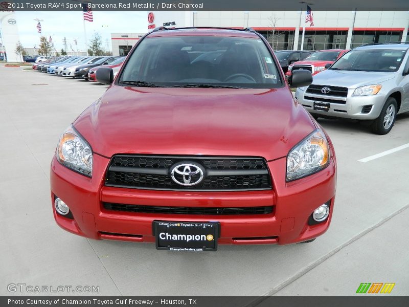 Barcelona Red Metallic / Dark Charcoal 2011 Toyota RAV4 Sport