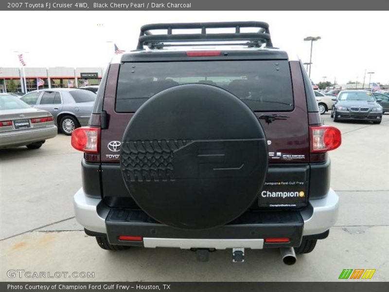 Black Cherry Pearl / Dark Charcoal 2007 Toyota FJ Cruiser 4WD