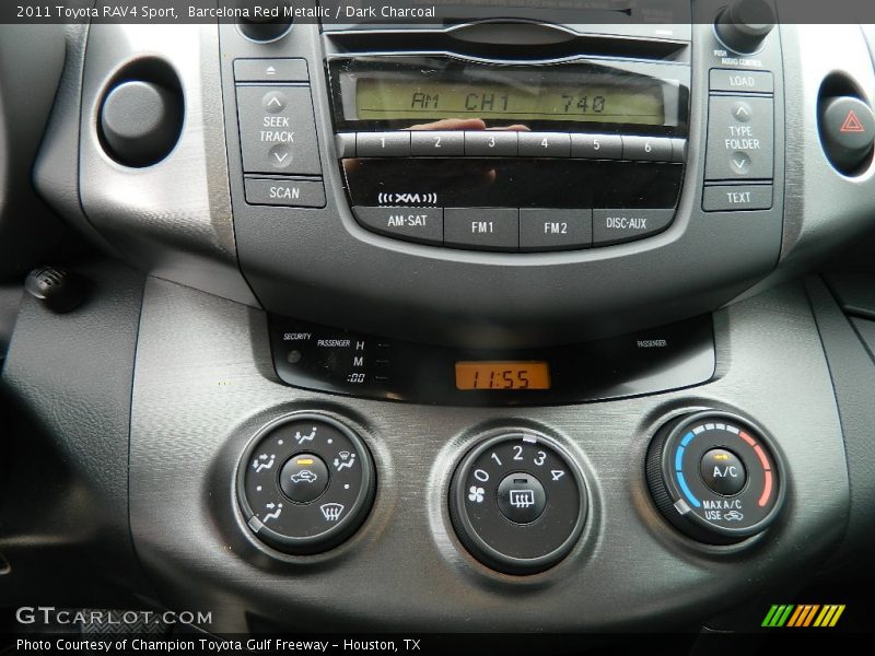 Controls of 2011 RAV4 Sport