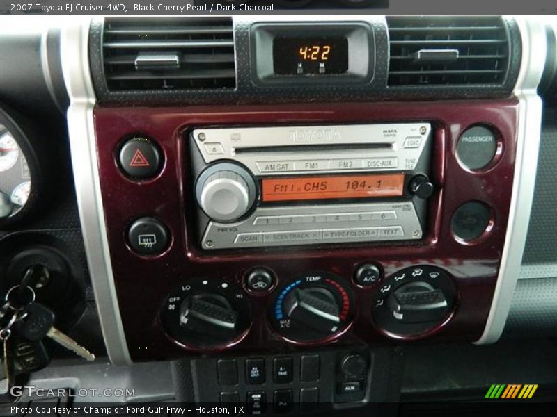 Black Cherry Pearl / Dark Charcoal 2007 Toyota FJ Cruiser 4WD