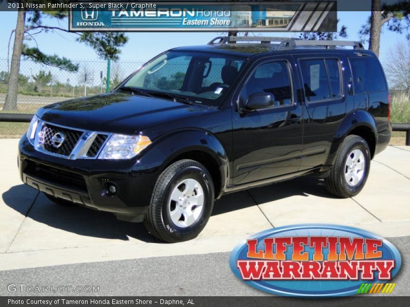 Super Black / Graphite 2011 Nissan Pathfinder S