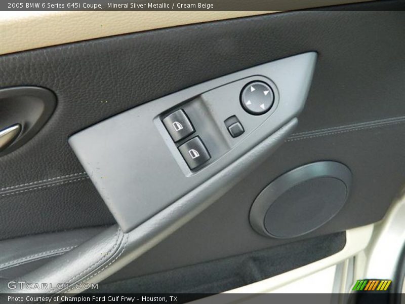 Mineral Silver Metallic / Cream Beige 2005 BMW 6 Series 645i Coupe