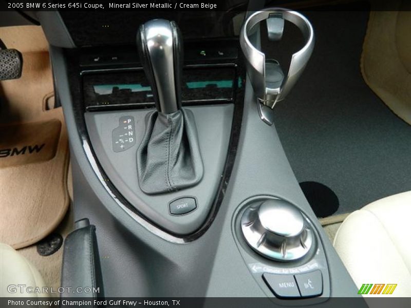  2005 6 Series 645i Coupe 6 Speed Steptronic Automatic Shifter