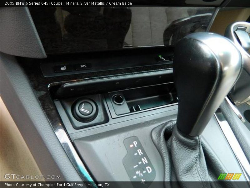 Mineral Silver Metallic / Cream Beige 2005 BMW 6 Series 645i Coupe