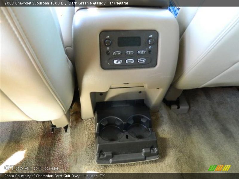 Dark Green Metallic / Tan/Neutral 2003 Chevrolet Suburban 1500 LT