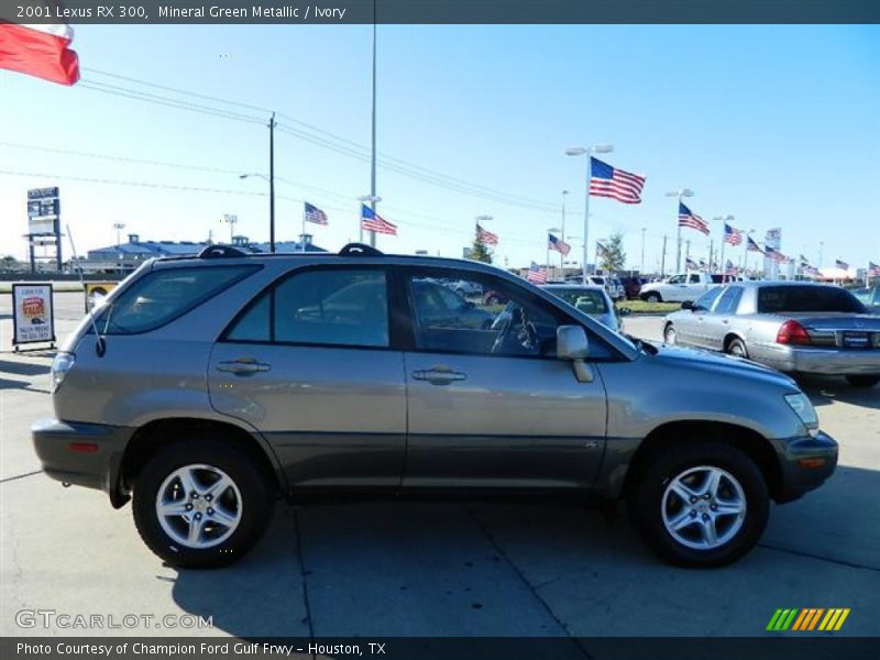 Mineral Green Metallic / Ivory 2001 Lexus RX 300