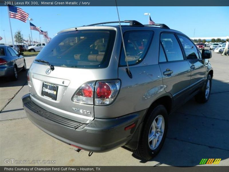 Mineral Green Metallic / Ivory 2001 Lexus RX 300