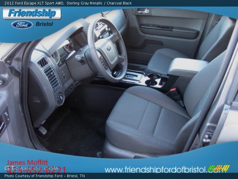 Sterling Gray Metallic / Charcoal Black 2012 Ford Escape XLT Sport AWD
