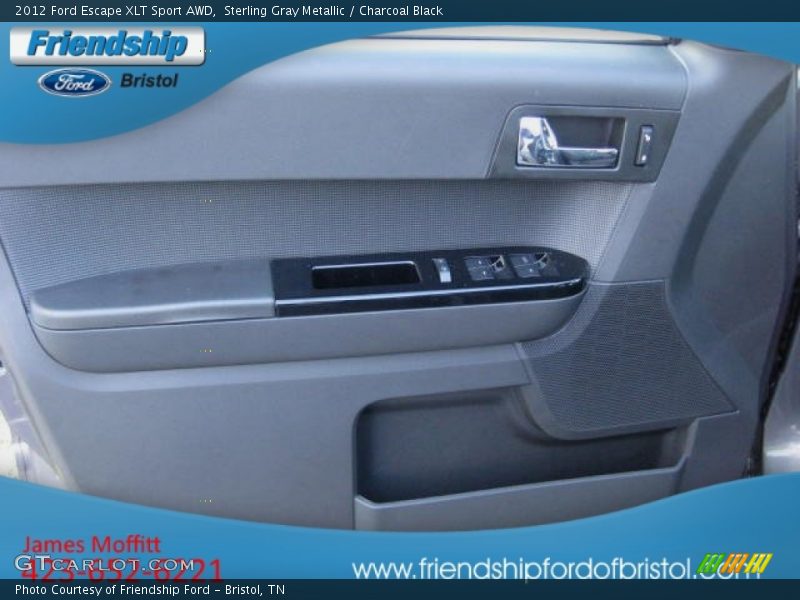 Sterling Gray Metallic / Charcoal Black 2012 Ford Escape XLT Sport AWD
