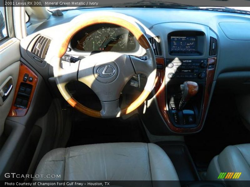 Mineral Green Metallic / Ivory 2001 Lexus RX 300