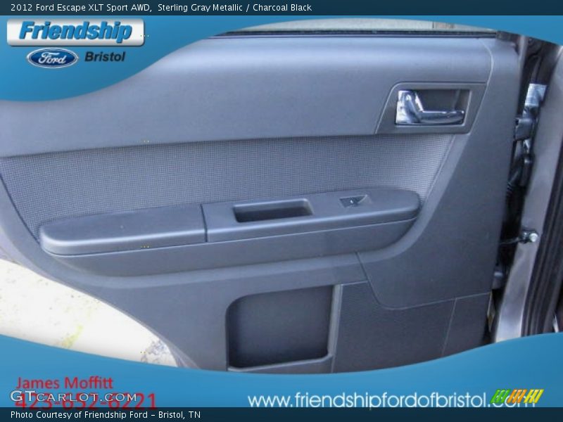 Sterling Gray Metallic / Charcoal Black 2012 Ford Escape XLT Sport AWD