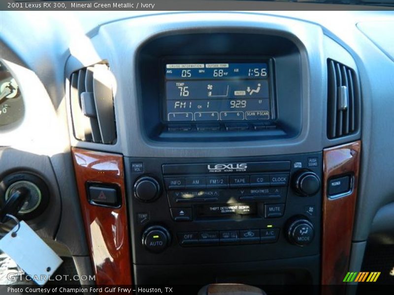 Mineral Green Metallic / Ivory 2001 Lexus RX 300