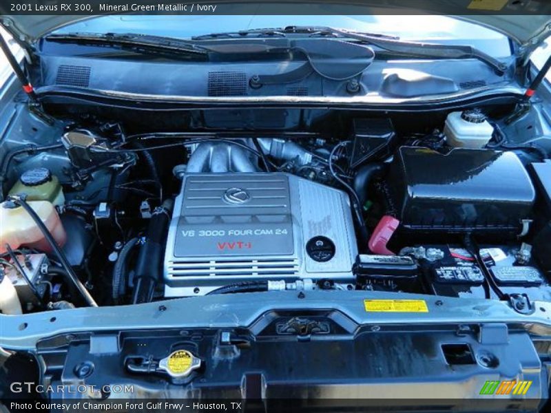 Mineral Green Metallic / Ivory 2001 Lexus RX 300