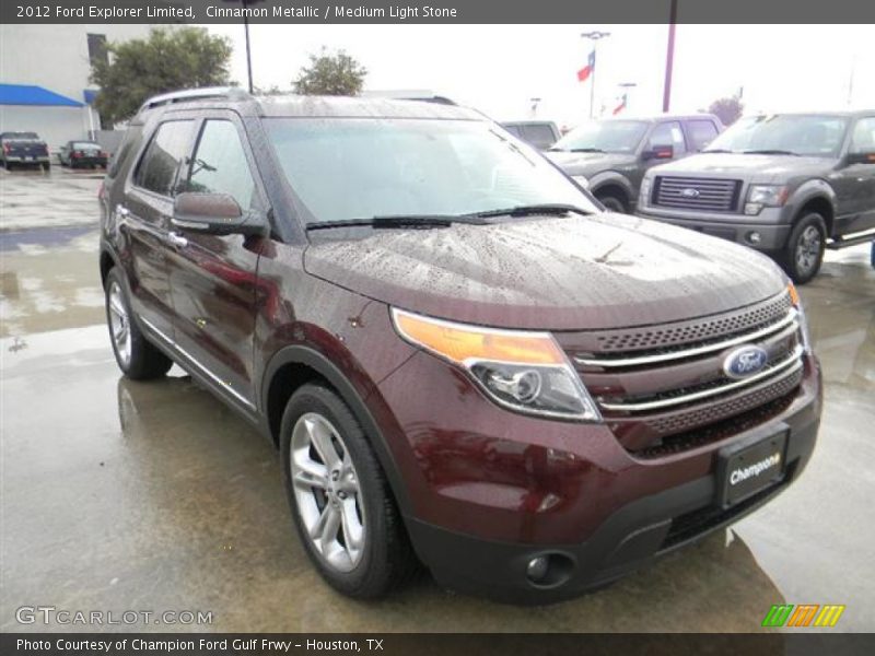 Cinnamon Metallic / Medium Light Stone 2012 Ford Explorer Limited