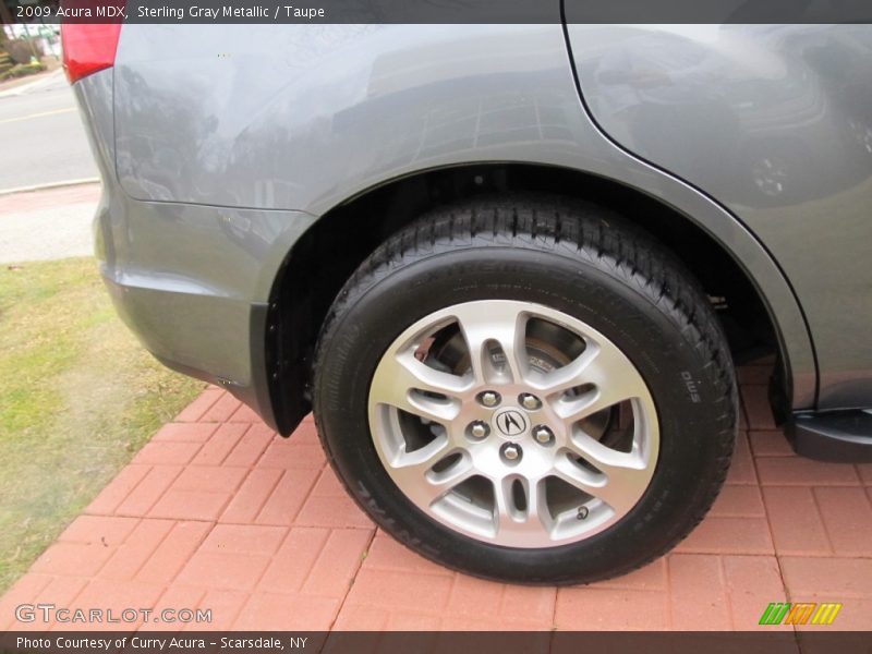 Sterling Gray Metallic / Taupe 2009 Acura MDX
