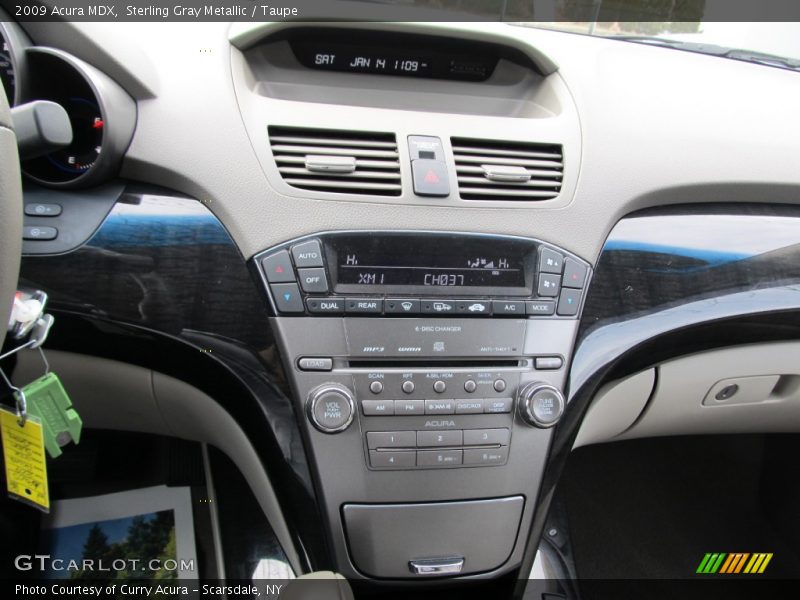 Sterling Gray Metallic / Taupe 2009 Acura MDX