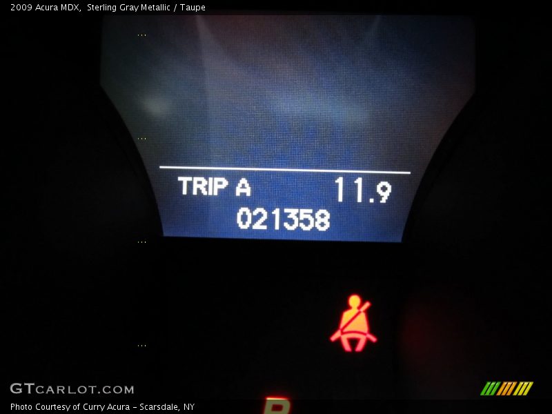 Sterling Gray Metallic / Taupe 2009 Acura MDX