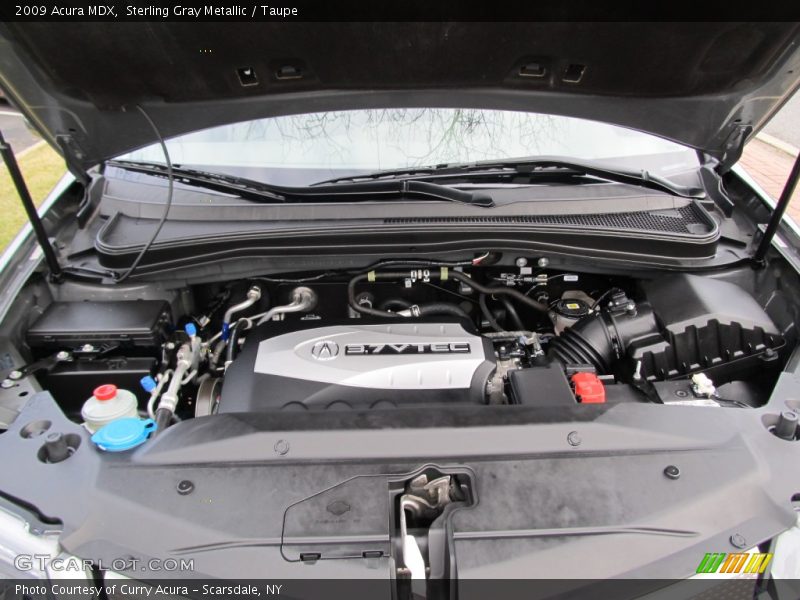 Sterling Gray Metallic / Taupe 2009 Acura MDX