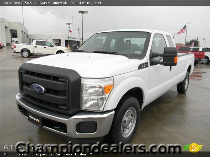 Oxford White / Steel 2012 Ford F250 Super Duty XL SuperCab