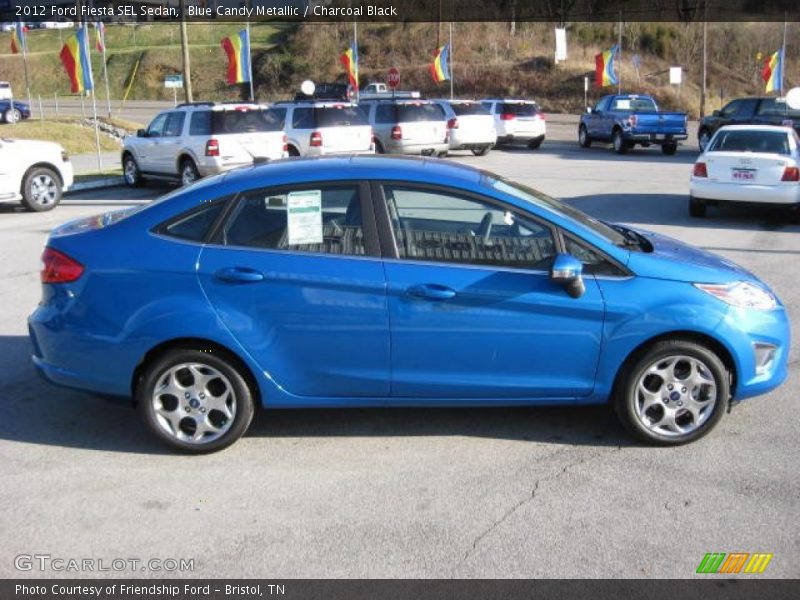  2012 Fiesta SEL Sedan Blue Candy Metallic