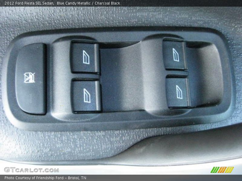 Controls of 2012 Fiesta SEL Sedan