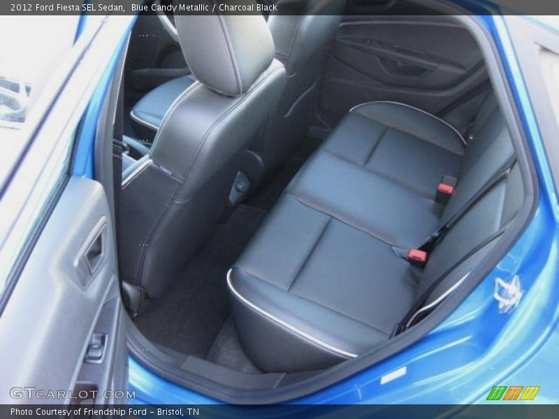  2012 Fiesta SEL Sedan Charcoal Black Interior