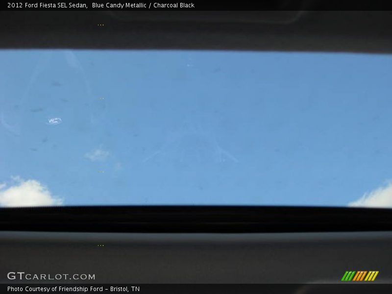Blue Candy Metallic / Charcoal Black 2012 Ford Fiesta SEL Sedan