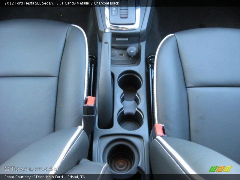 Blue Candy Metallic / Charcoal Black 2012 Ford Fiesta SEL Sedan
