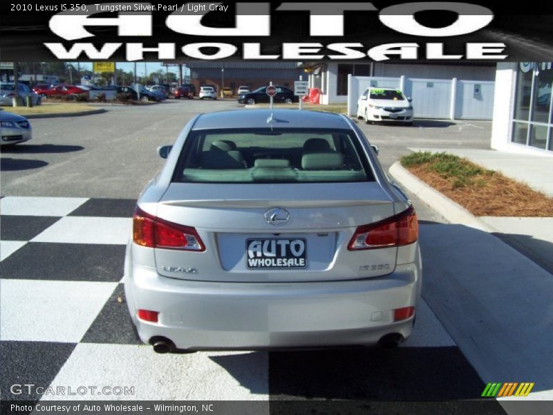 Tungsten Silver Pearl / Light Gray 2010 Lexus IS 350